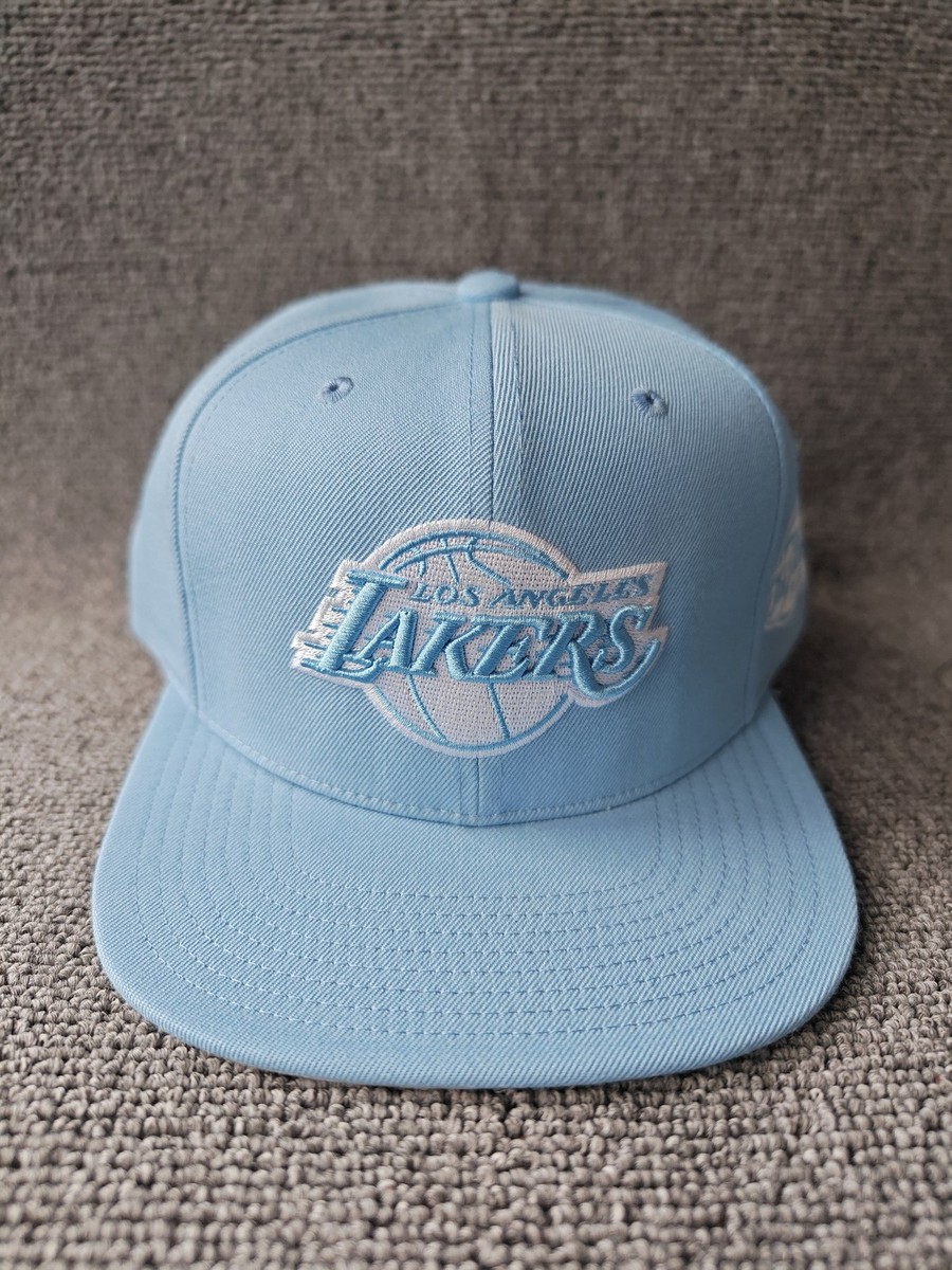 Mitchell & Ness Los Angeles Lakers The Finals 2010 Light Blue Snapback Hat New