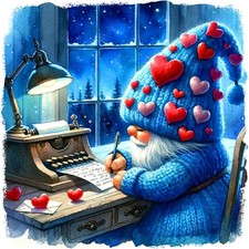 AMORARS Gnome Diamond Art Kits for Adults, 5D Painting Multicolour