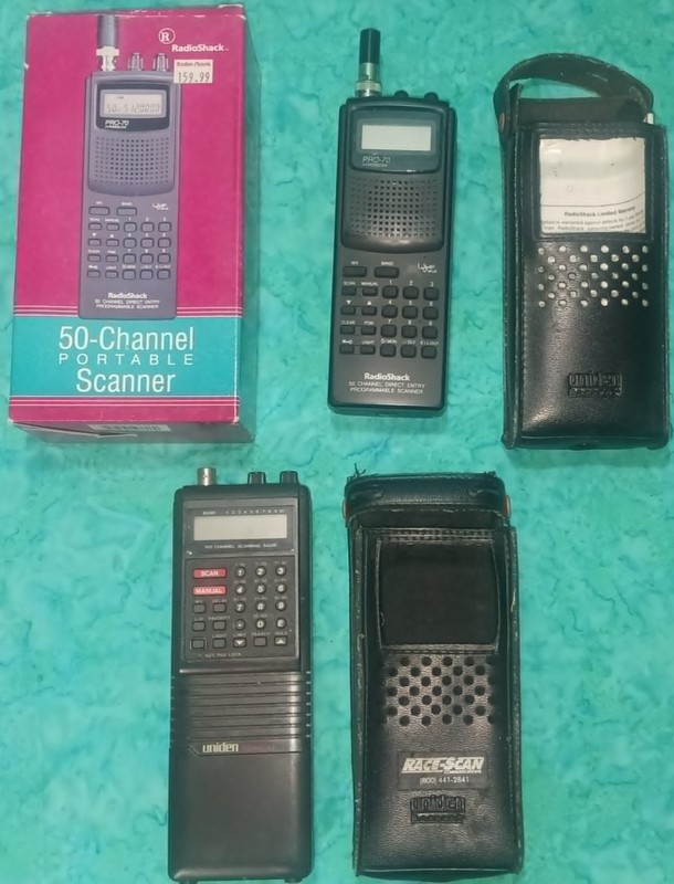 Vintage Uniden Bearcat And A Radio Shack Pro 70 Scanner