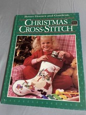 Christmas Cross Stitch Hardback Book 1987 Better Homes And Gardens