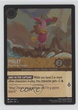 2023 Disney Lorcana - Into The Inklands 3 Foil Piglet Pooh Pirate Captain 16