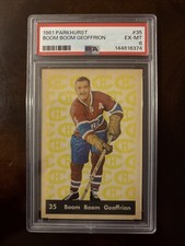 1961 Parkhurst Bernie Geoffrion #35  PSA 6 EX-MT