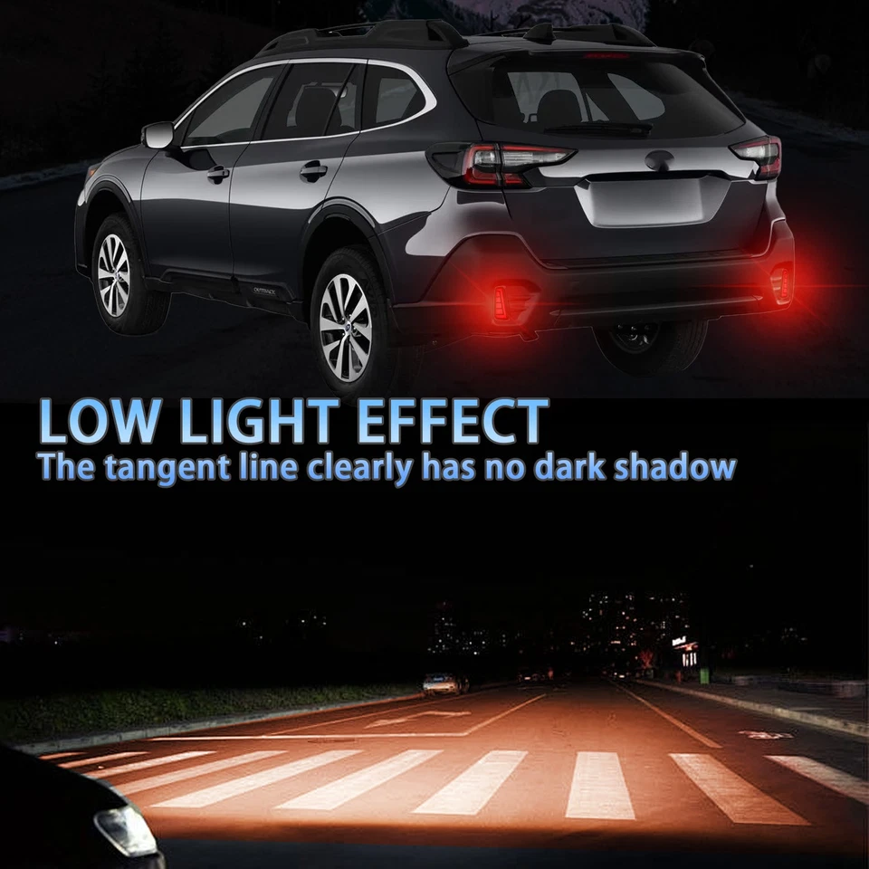 Luz reflectora trasera LED freno DRL señal de giro ahumada para Subaru Outback 2015-20 Foto 4 de 4