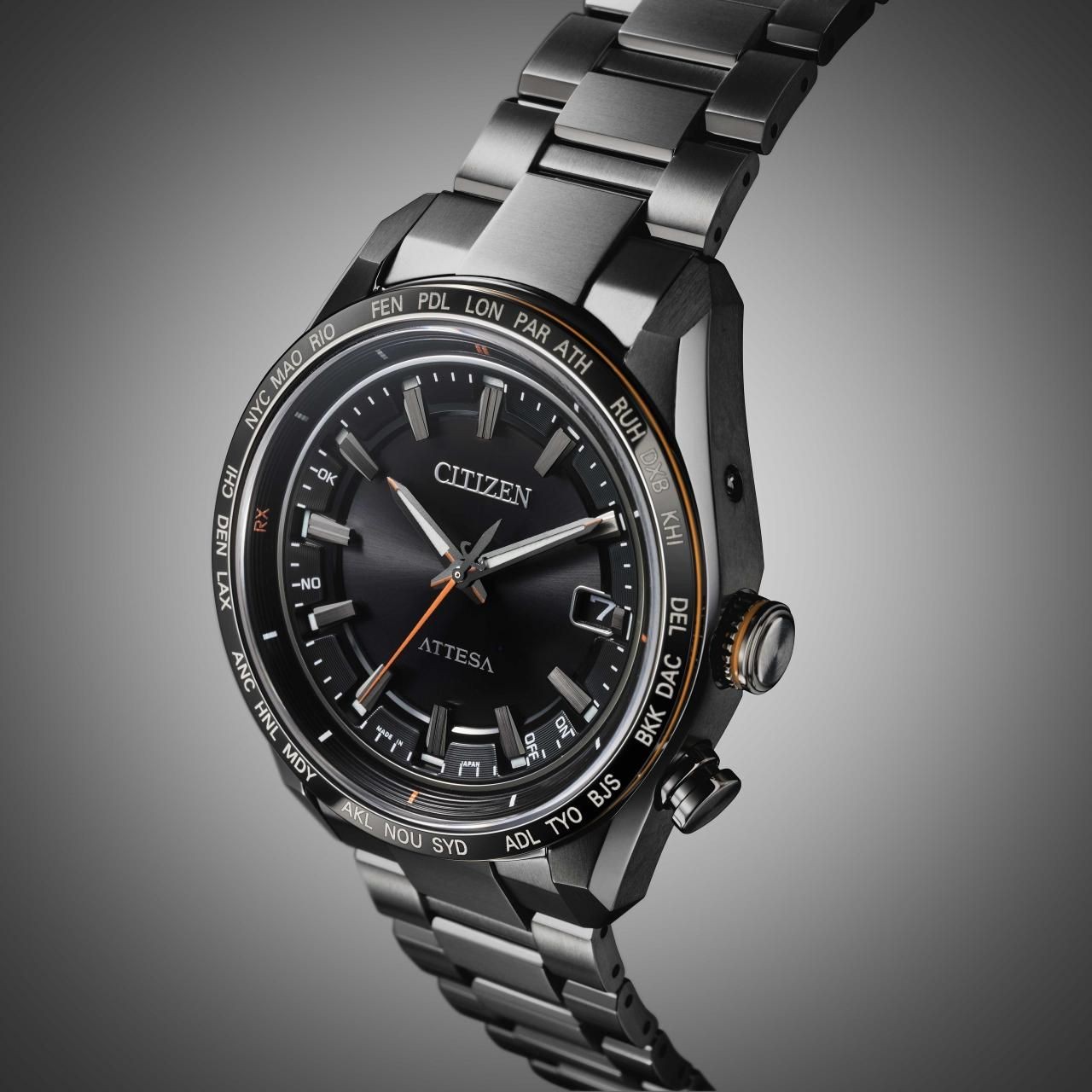 Citizen Attesa H145-007JD01/CB0286-61E Titanium Solar Quartz Watch image 4