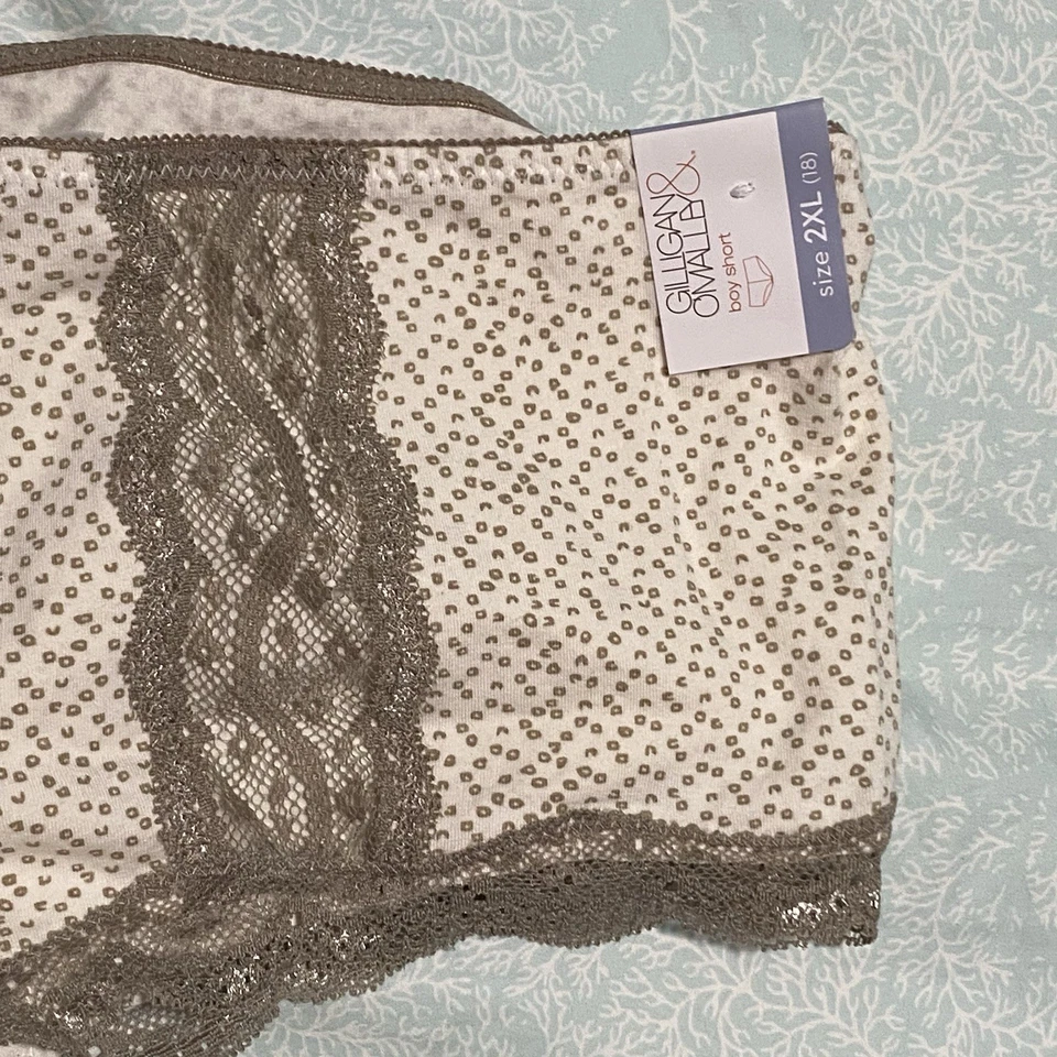 Gilligan O’Malley (4) Mujer Encaje Panty Niño Corto 2XL 18 Melocotón Argyle Negro Nuevo con Etiquetas Foto 3 de 4