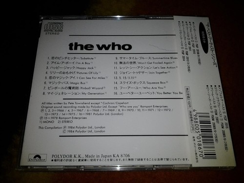 The Who The Singles (CD) - Bild 2 von 5