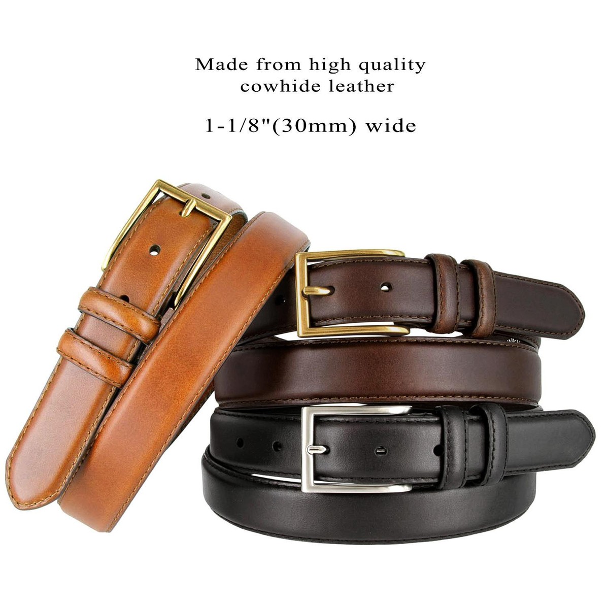 Genuine leather Made In Italy belt Women main image 4