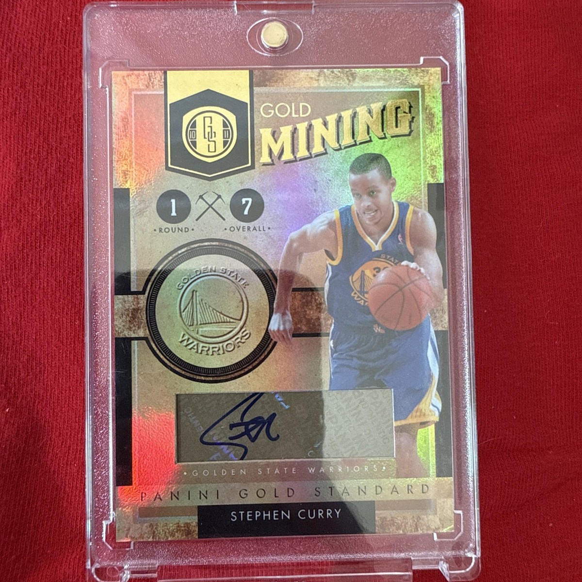 2010-11 Stephen Curry Panini Gold Standard #9 Gold Mining AUTO /99 
