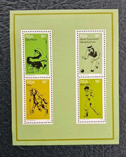 South African Stamps Miniature Sheet. Sport, Golf, Polo, Cricket, Bowls. MNH 