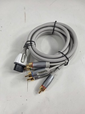 Rocketfish Gaming Component Video/Stereo Audio Cable Cord Nintendo Wii Tested