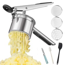 Jetonn Potato Ricer Heavy Duty Stainless Steel Potato Masher And Ricer For