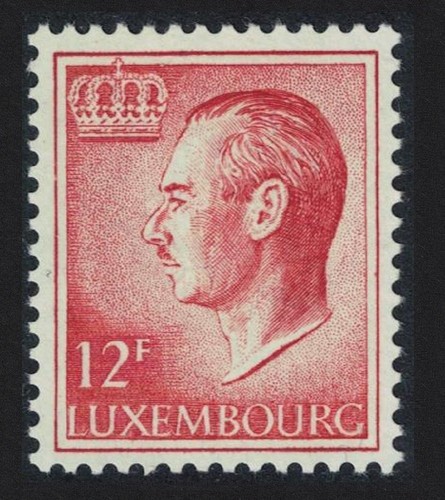 Luxembourg Grand Duke Jean 12f. red Phosphor paper 1987 MNH SG#767 MI ...