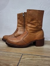 Vtg Mens Western Shoes Frye US11 UK10 EU 44 Genuine Leather Boots 70s