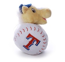 NWT Texas Rangers MLB Reverse-A-Pal Plush Mascott and Baseball