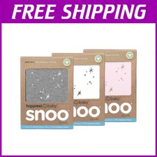 Bundle of 3 Organic Cotton Sheets for SNOO Bassinet Mattress