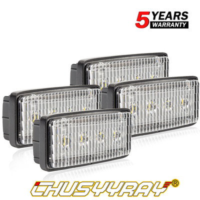 2pair LED Upper Cab Light Fit Deere 8000 Series: 8100, 8200, 8300, 8400