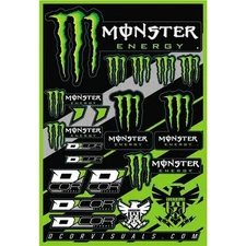DCOR - 40-90-102 - Decal Sheet, Monster Energy
