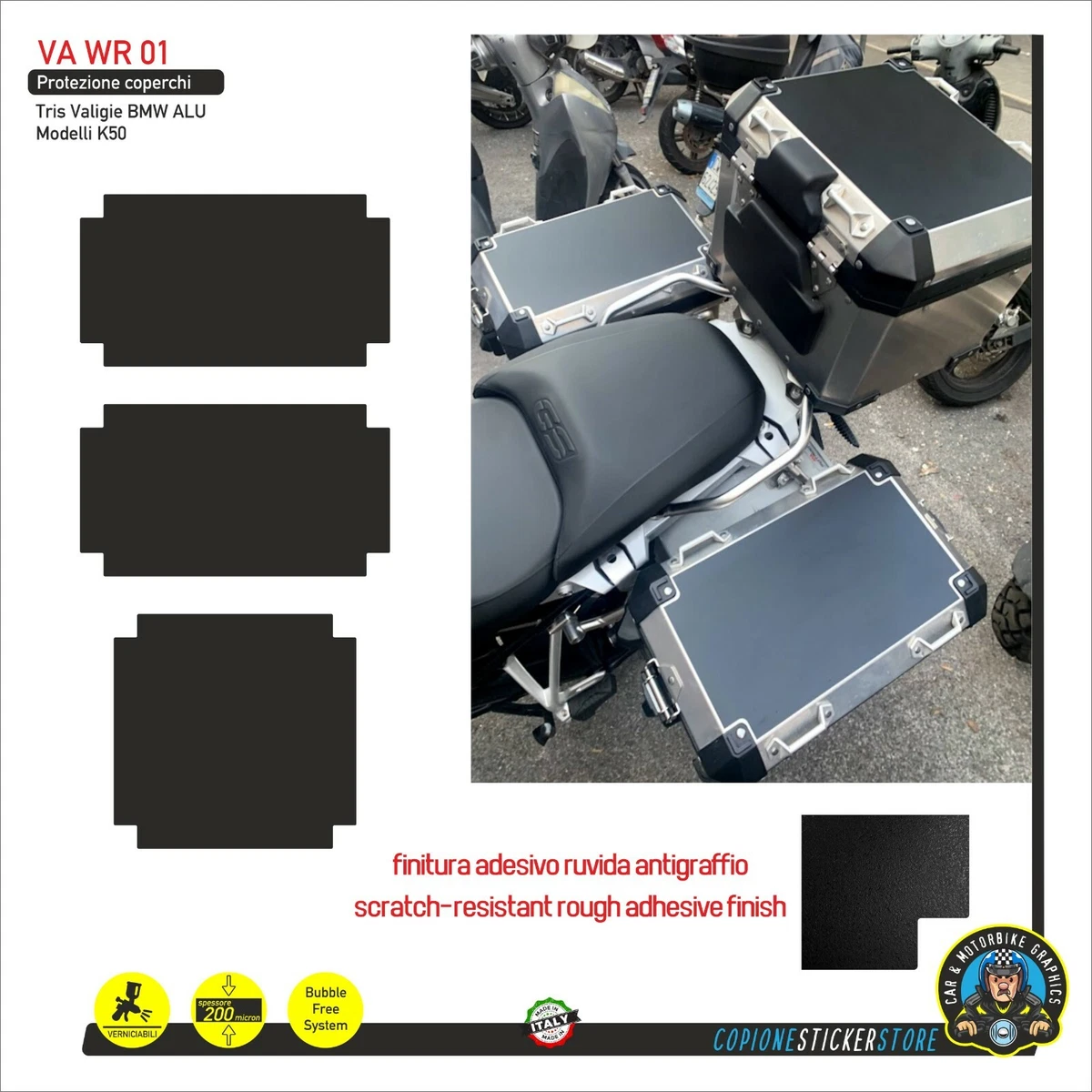 Tris valigie bmw gs hotsell 1200