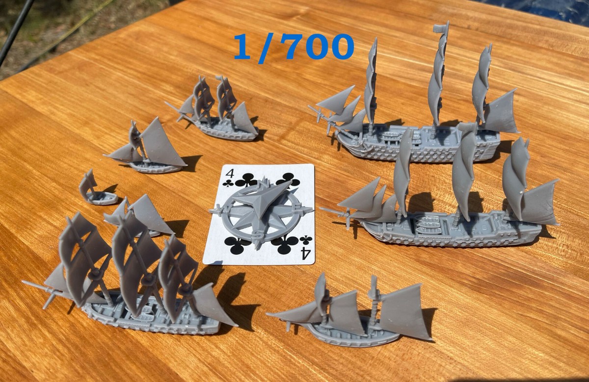Sailing Ship Miniatures 1/700 | Models | Warship | Vessels | Black
