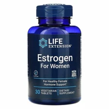 Life Extension Estrogen For Women 30tabs Broccoli/Estro8PN/Licorice/Vitex NonGMO