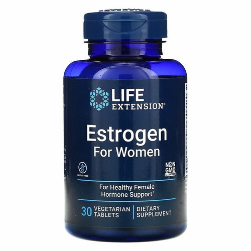 Life Extension estrógeno para mujeres 30 pestañas brócoli/estro8PN/regaliz/Vitex sin OGM - Imagen 1 de 2