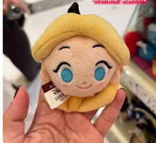 Authentic Hong kong Disney Custom Your Ear Headband Alice Plush Head DIY Plush