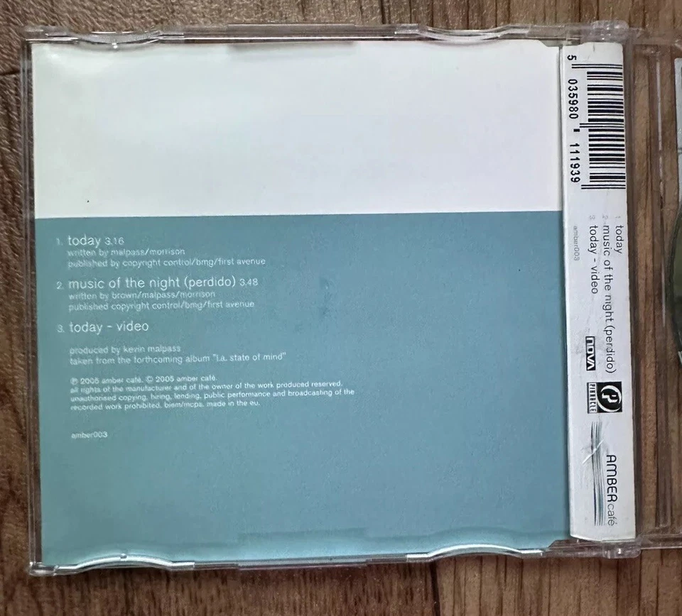 Melanie B /Brown -TODAY cd Single + Video - Ultra Rare - Scary Spice Girl Foto 3 de 3