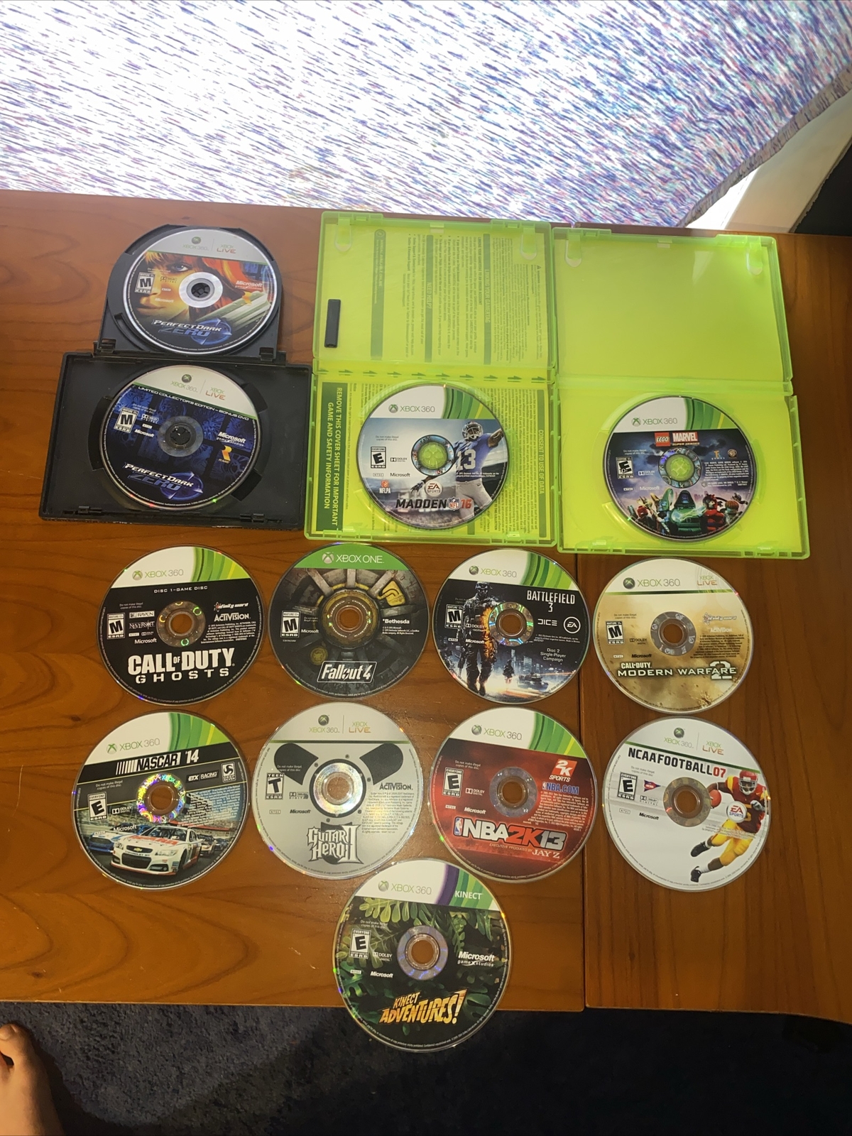 Microsoft Xbox 360 Slim 250GB HDD Black Console With Controllers And