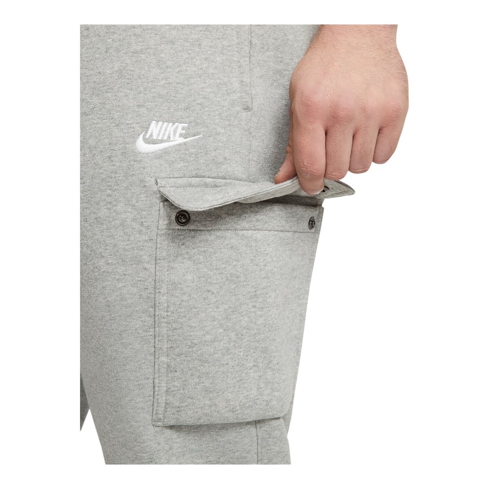 Nike Sportswear Club Fleece Mens Cargo Pants Jogger CD3129063 Gray Sz
