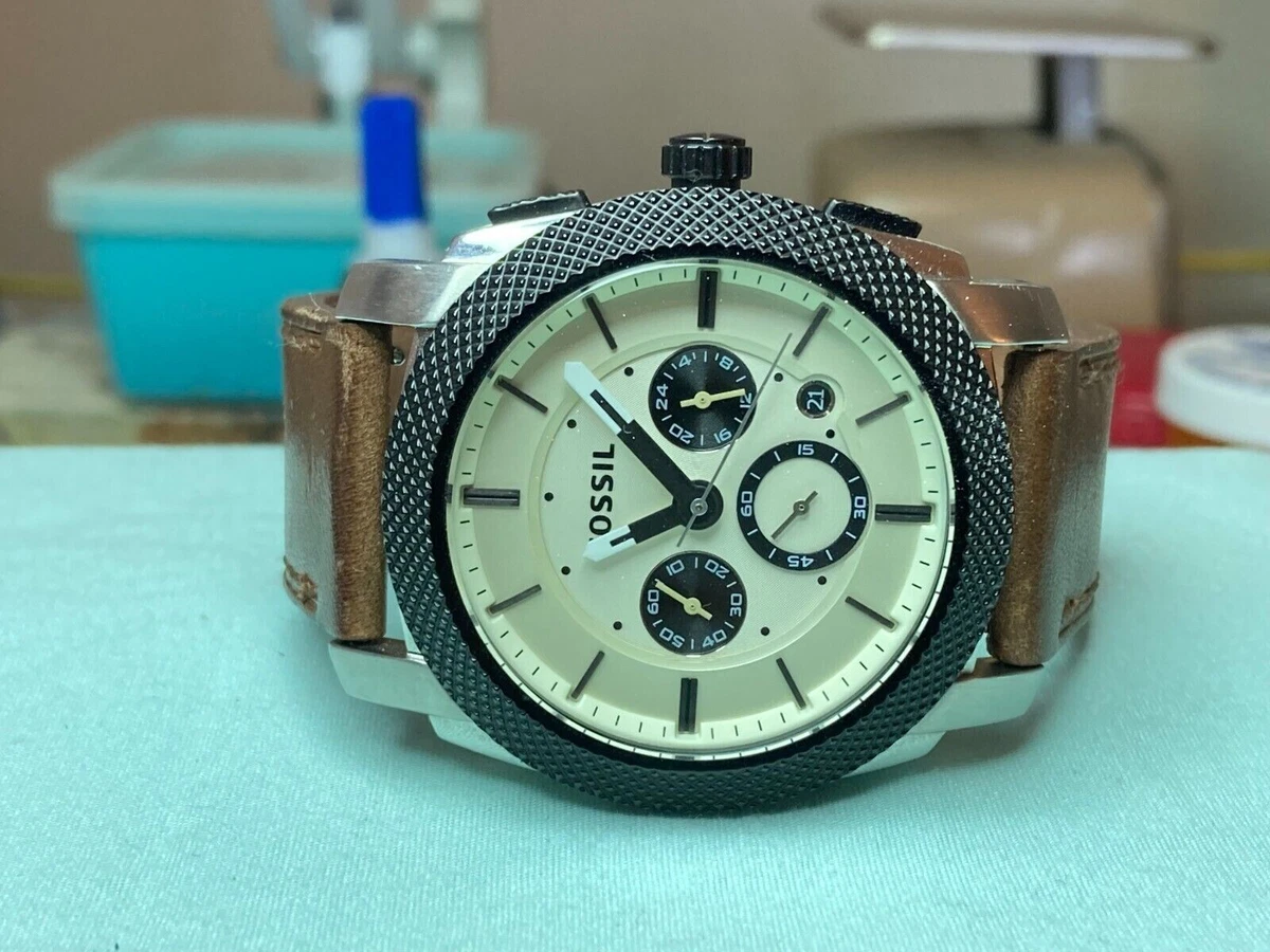 Fossil (FS4732) chronograph, all stainless steel, men's watch