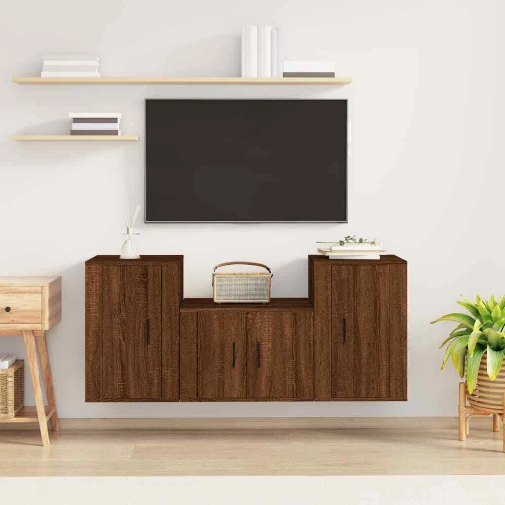3 piece 2024 tv stand set