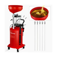 18.36 Gallon Large Capacity Oil Drain Tank,Oil Drain with 2.64 Gallon Measuri...