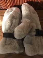 Stylish Warm Faux Fur Gloves Size One Size OS 
