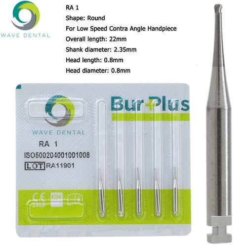 Bloqueo redondo de carburo dental Wave RA Burs bur RA 2 4 6 8 702 contra ángulo MEDIO OESTE - Imagen 2 de 75