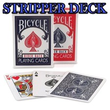  NEW RED BICYCLE STRIPPER MAGIC TRICK DECK, CALIFORNIA CARD COMPANY
