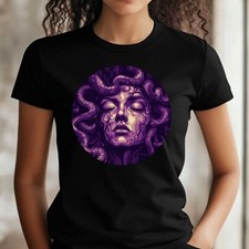 Frauen T-Shirt Medusa Motiv Baumwolle Größe S bis 3XL
