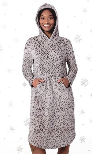 32 Degrees Heat Women's Hooded Cozy Plush Sleep Lounger Hoodie, NEW - 第 10/11 張圖片