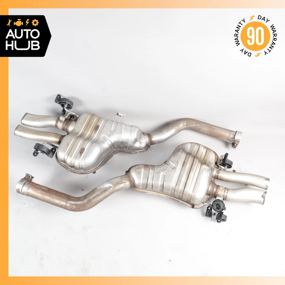 Juego de silenciadores de escape Bentley Continental Flying Spur derecha e izquierda OEM Foto 2 de 4