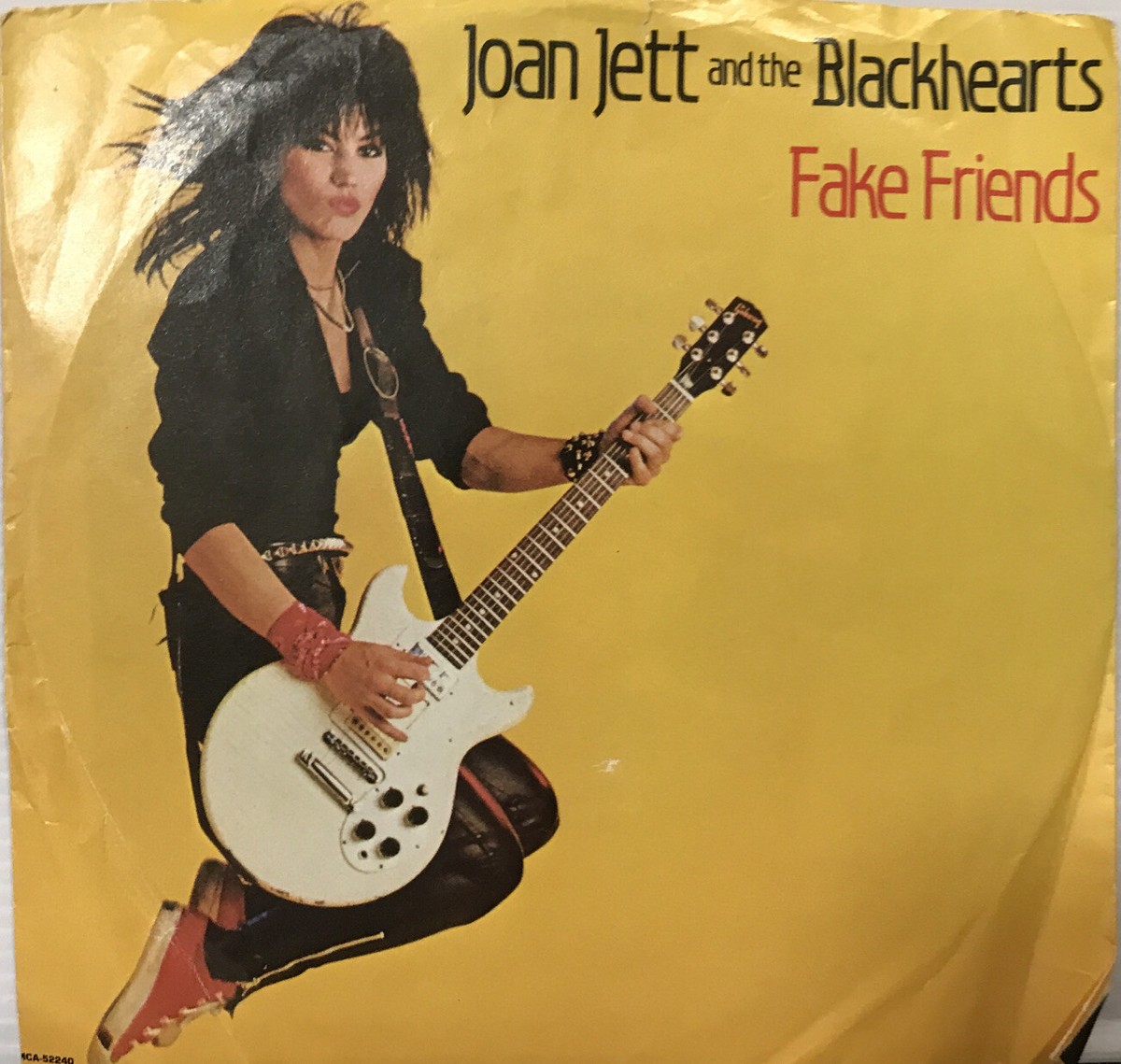 Joan Jett And The Black Hearts - Fake Friends 7” Single 1983 MCA
