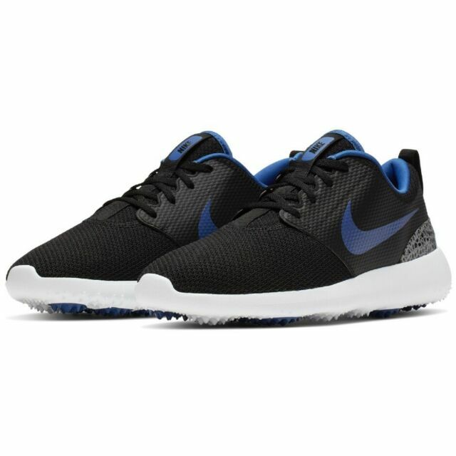 black nike roshe golf shoes