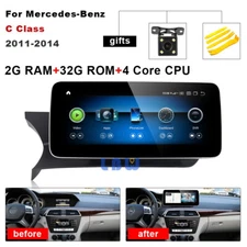 Android 13.0 Car GPS Stereo Navigation BT For Mercedes Benz Class W204 2011-2014