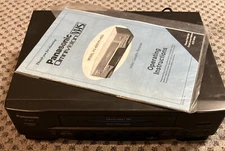 Panasonic VCR Video Cassette Recorder PV-4553 Omnivision Tested Works Blue Line