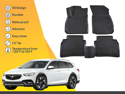 Floor Liners Mats Tray For Buick Regal TourX 2018-up Full Set Custom