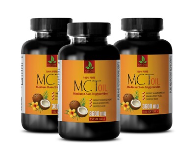 memory booster - PURE MCT OIL 3600MG - mct oil bulk 3 Bottles