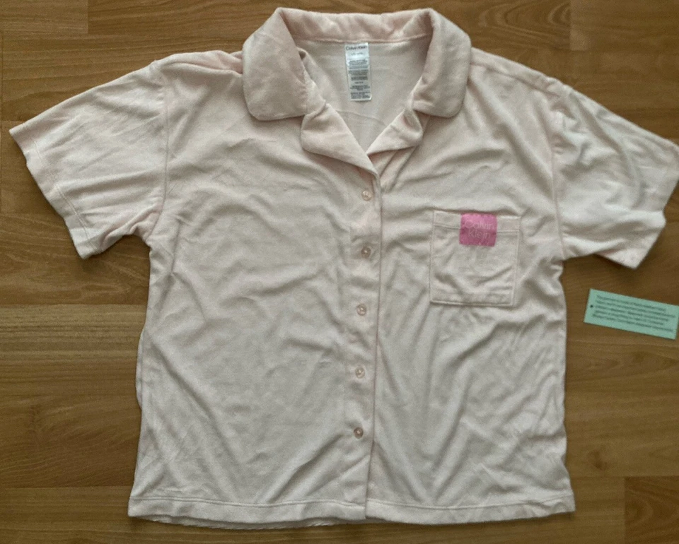 Calvin Klein Conjunto de 3 Piezas Camisa, Camiseta sin Mangas y Pantalones Cortos Pijama Rosa L 14/16 Foto 4 de 4