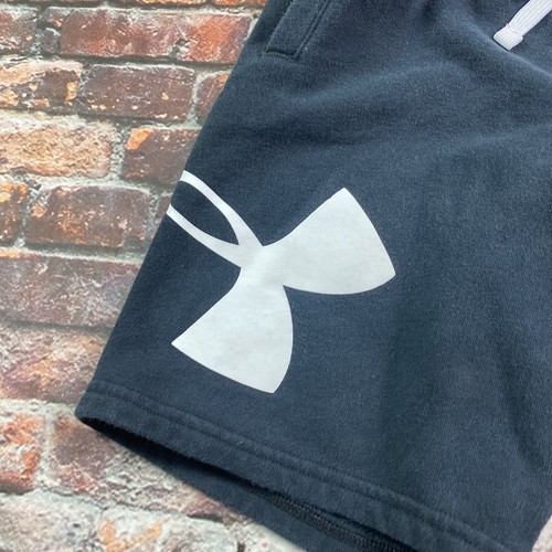 Under Armour Sweat Shorts Youth Medium Black Athletic Casual Outdoor Boys - Picture 2 of 6