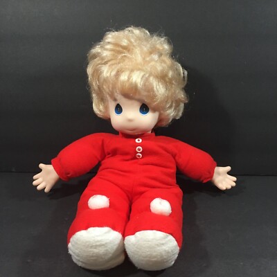 Vintage 1991 Precious Moments Christmas Plush Doll By Samuel