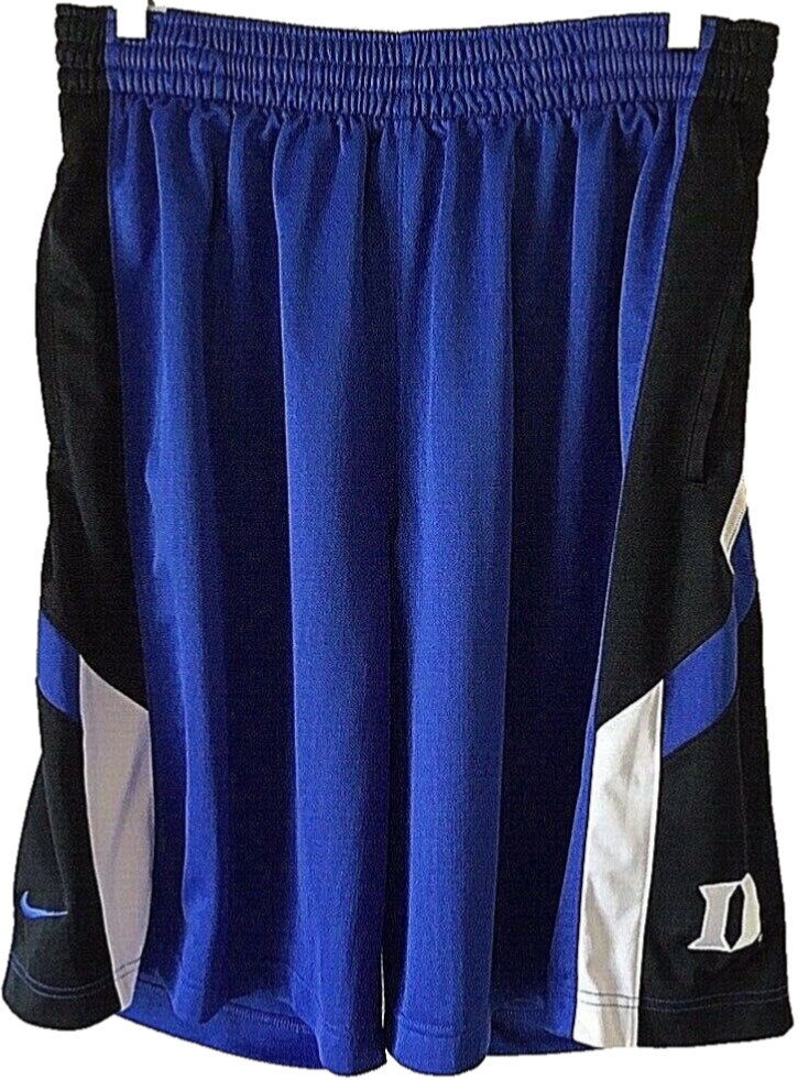 Duke Blue Devils NCAA Nike Elite Dri-Fit Black Blue Men's L 🏀 Shorts Lot of 2