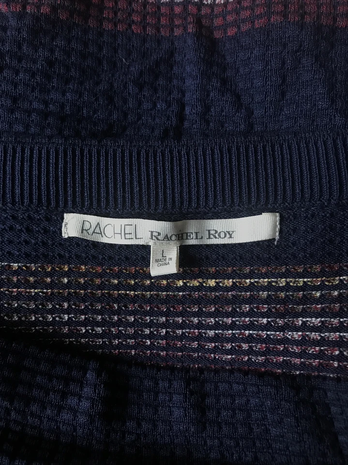 Falda Larga Rachel Roy Rayas Cintura Elástica Talla Grande Foto 4 de 4