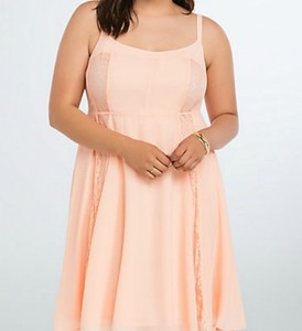 torrid orange dress